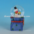 Cúpula de nieve de resina de alta calidad para regalo de Navidad